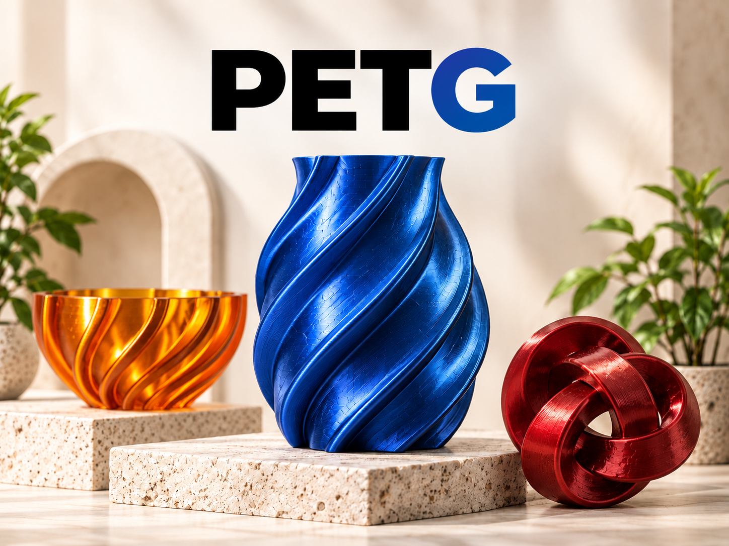 ตัวอย่างผลิตภัณฑ์จาก PETG