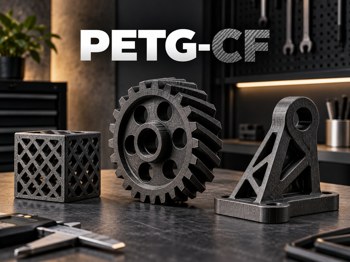 ตัวอย่างผลิตภัณฑ์จาก PETG-CF