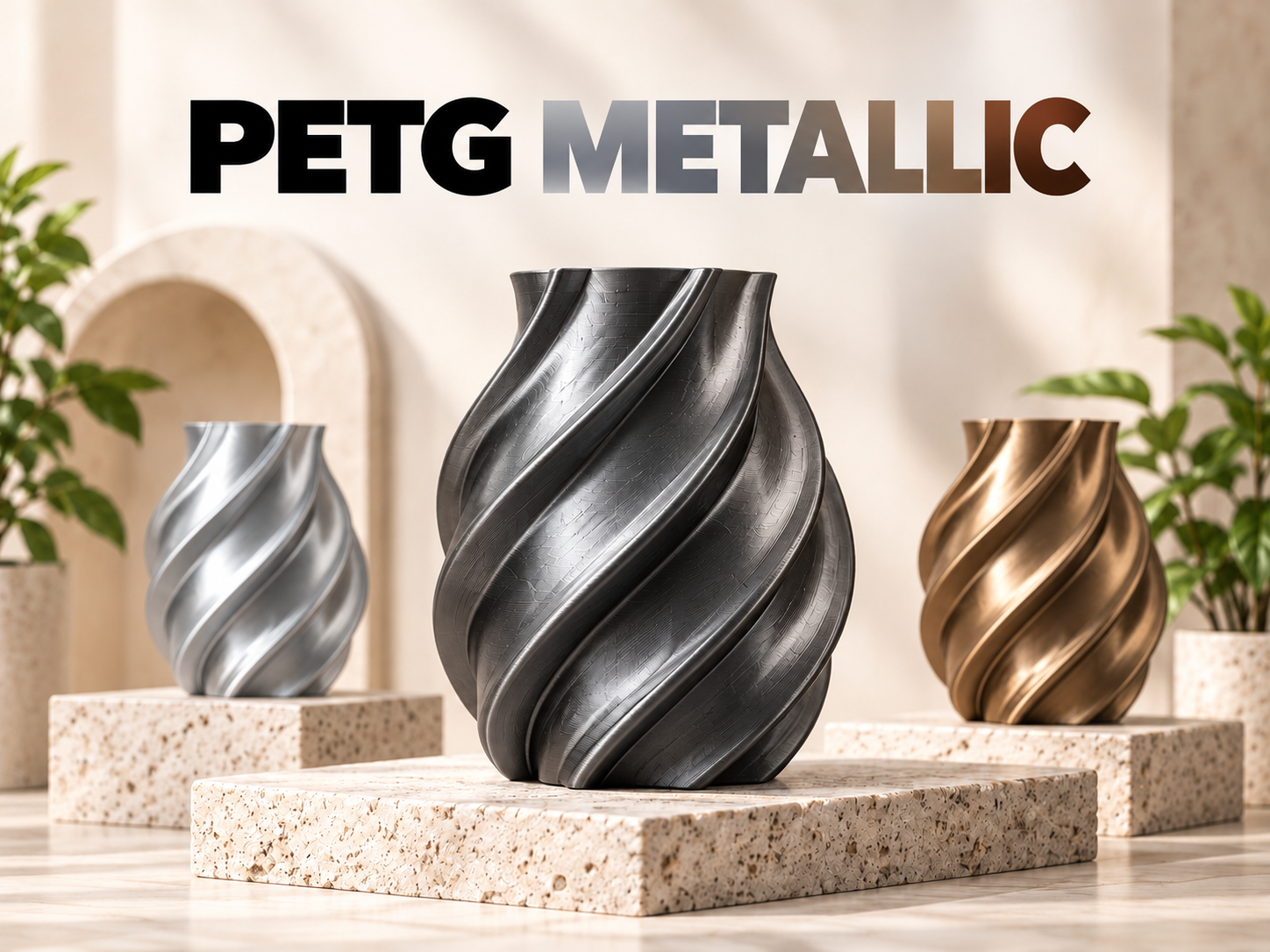 ตัวอย่างผลิตภัณฑ์จาก PETG Metallic