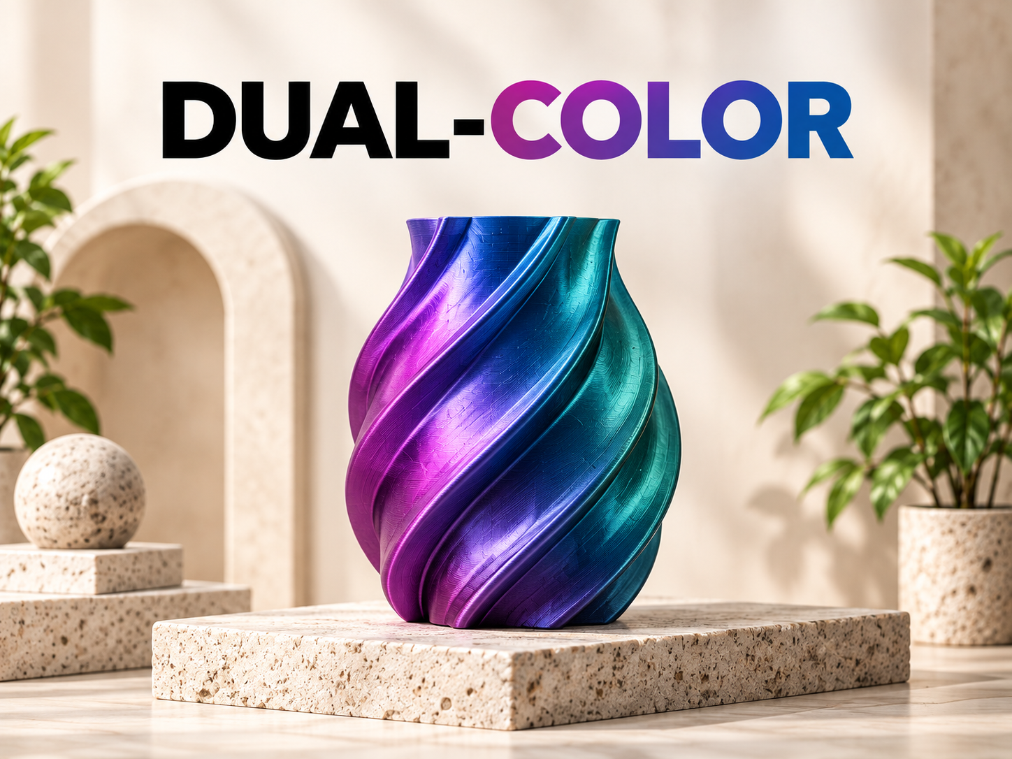 ตัวอย่างผลิตภัณฑ์จาก Dual-color